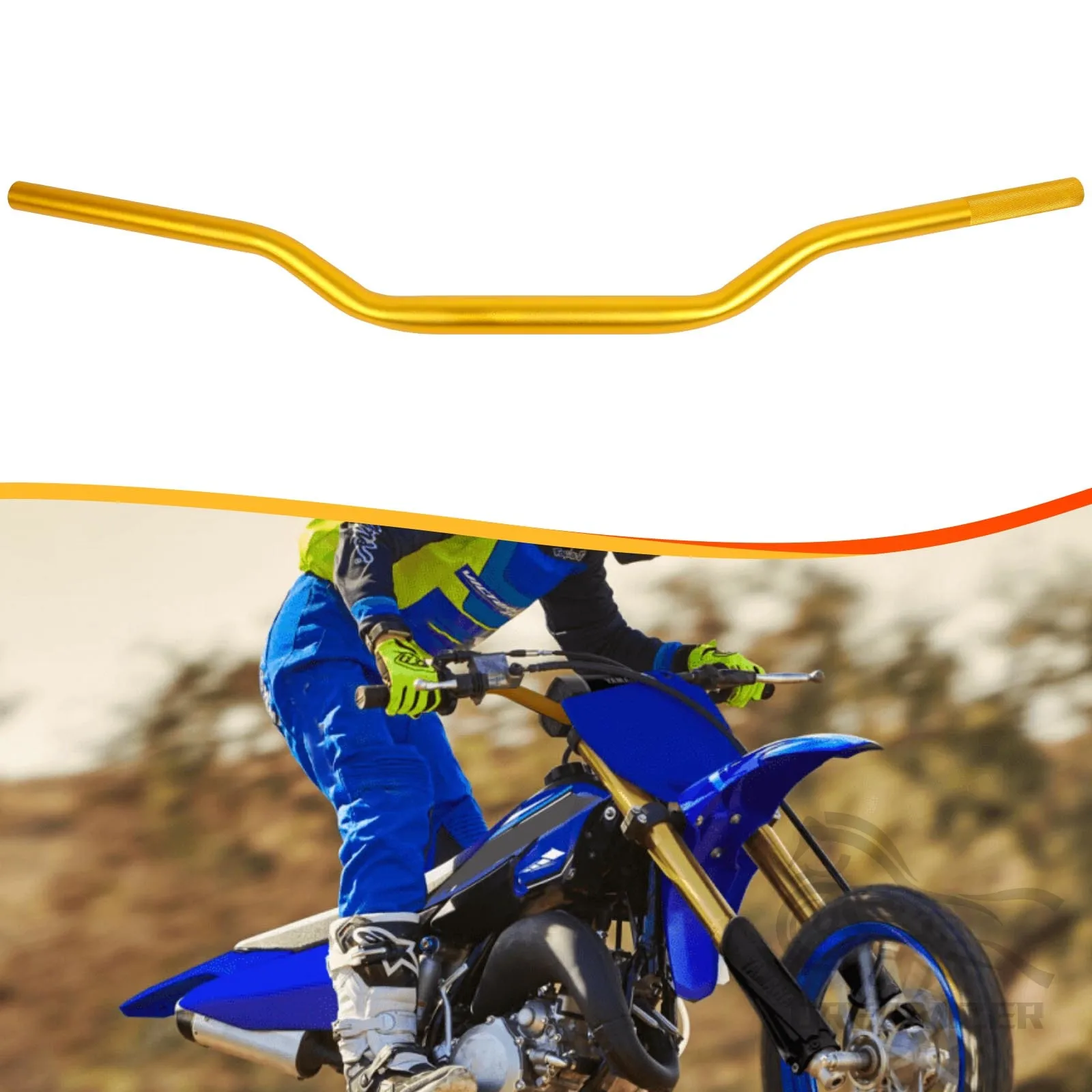 Manillar universal 28mm 1-1/8 para Yamaha Kawasaki Suzuki Honda motocross - imagen 3