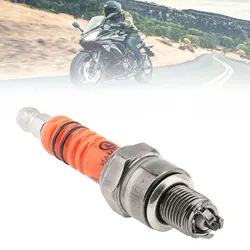 Boquilla de bujía modificada A7TJC 69 mm para motor GY6 de scooter y moto