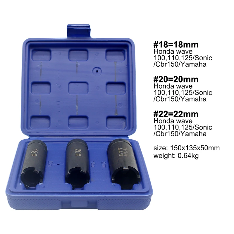 Llave de bloqueo tuerca de embrague 18 20 22 mm para scooter GY6 - imagen 2