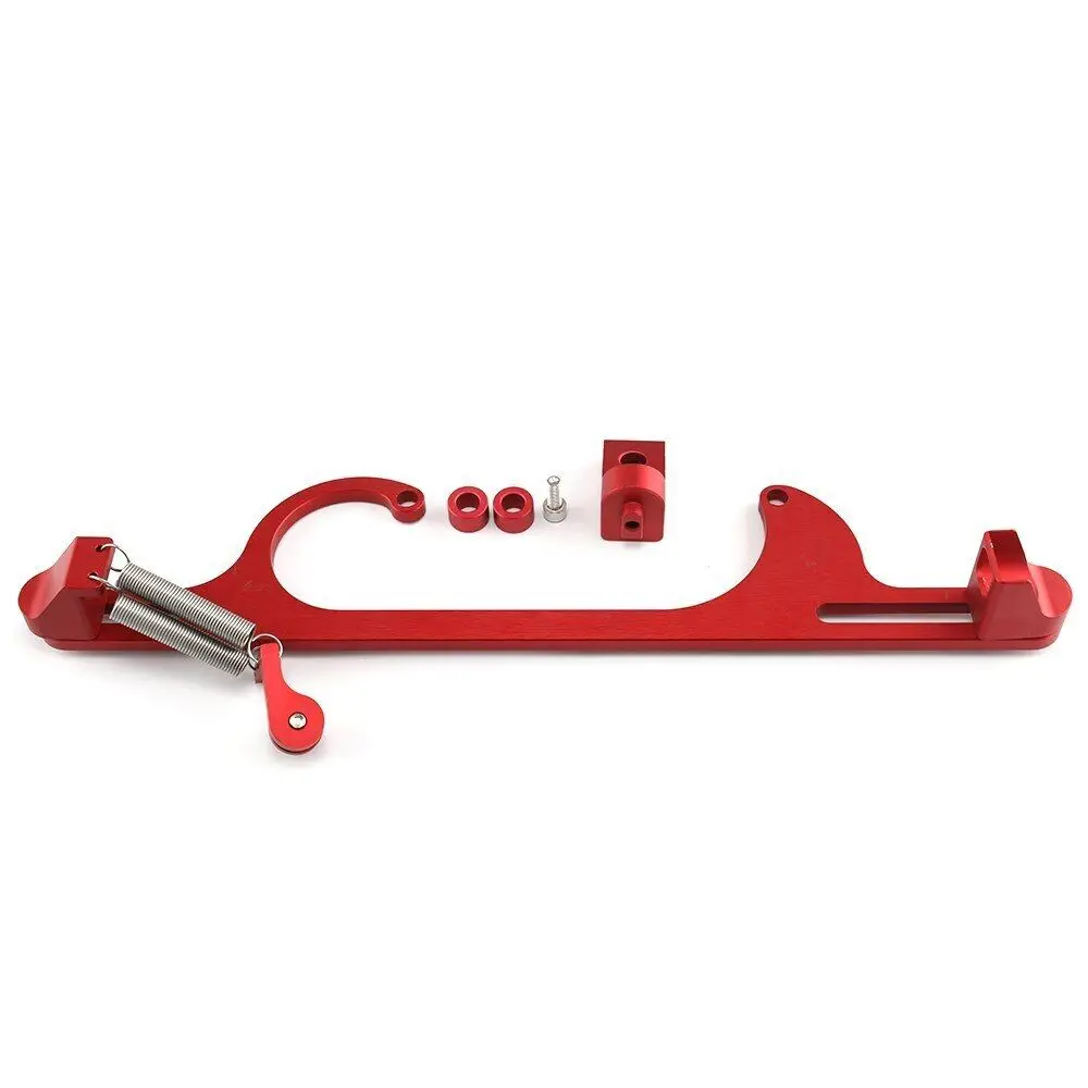 Soporte carburador cable acelerador Billet Holley – 307/327/350 SBC - imagen 3