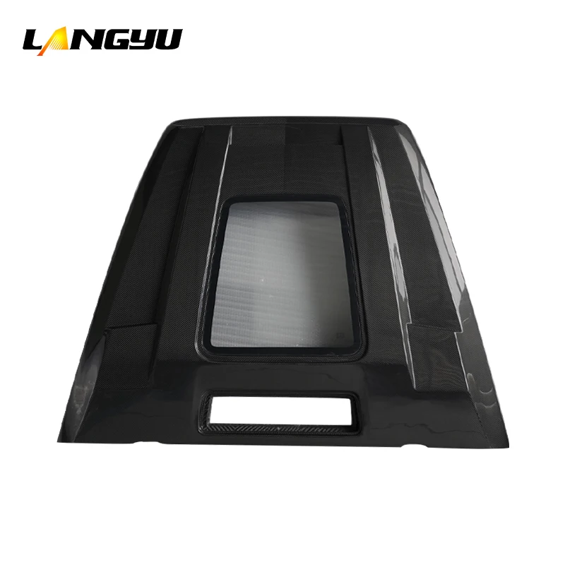 Langyu capó fibra de carbono estilo IMP para Mercedes-Benz G W464 - imagen 4