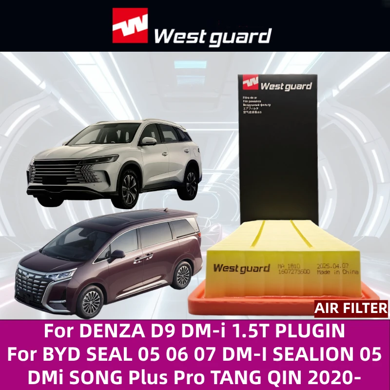 Filtro de aire WESTGUARD MA1810 BYD SEAL 05/06/07 DENZA D9 DM-i