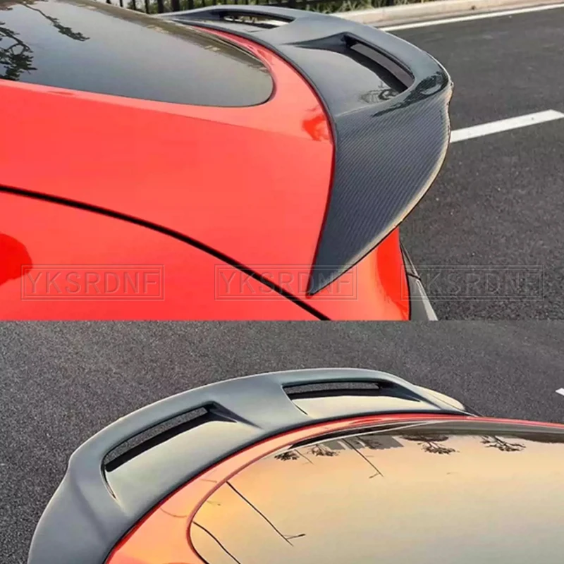 Alerón trasero para Tesla modelo Y, accesorio maletero, Material de carbono f, estilo coche, 2020, 2021, 2022 - imagen 4