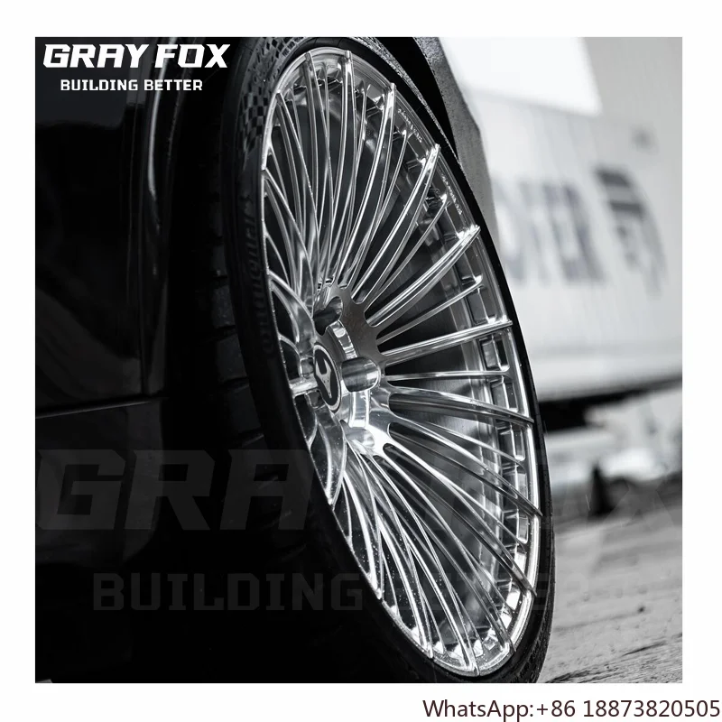 Rueda forjada de aleación de cepillo pulido cromado, multirayos cóncavo profundo personalizado, 18, 19, 20 pulgadas, 5x120, para bmw Xm X7 M60i X4m X5m X6m