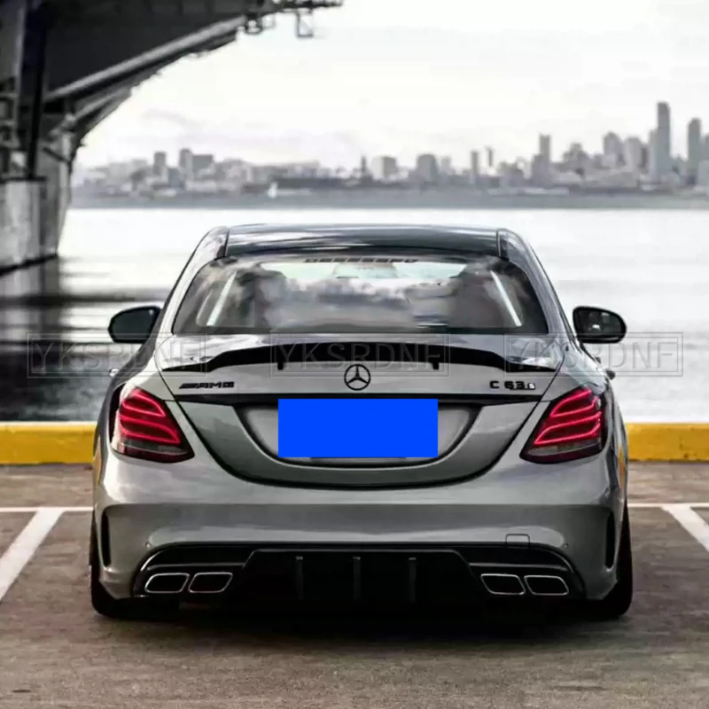 Alerón trasero tapa de maletero Mercedes Benz Clase C W205 2014-2019 - imagen 4