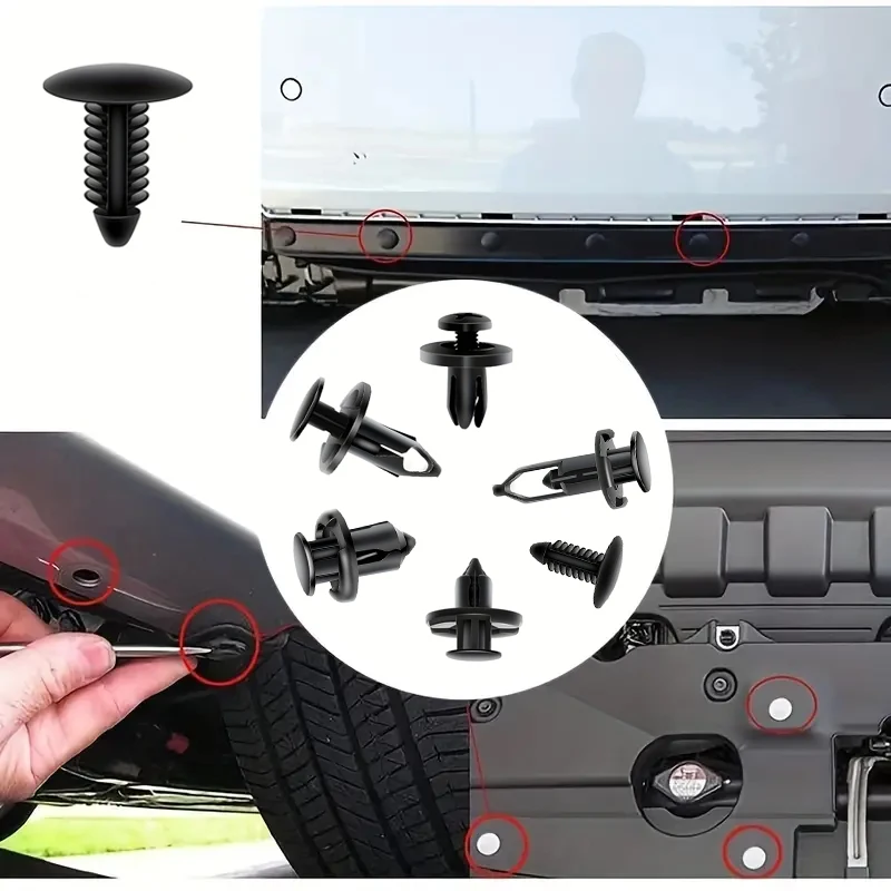 Kit clips de fijación parachoques universal Toyota y Ford - imagen 4
