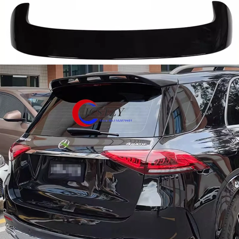 Vista frontal del alerón instalado en Mercedes W167 GLE