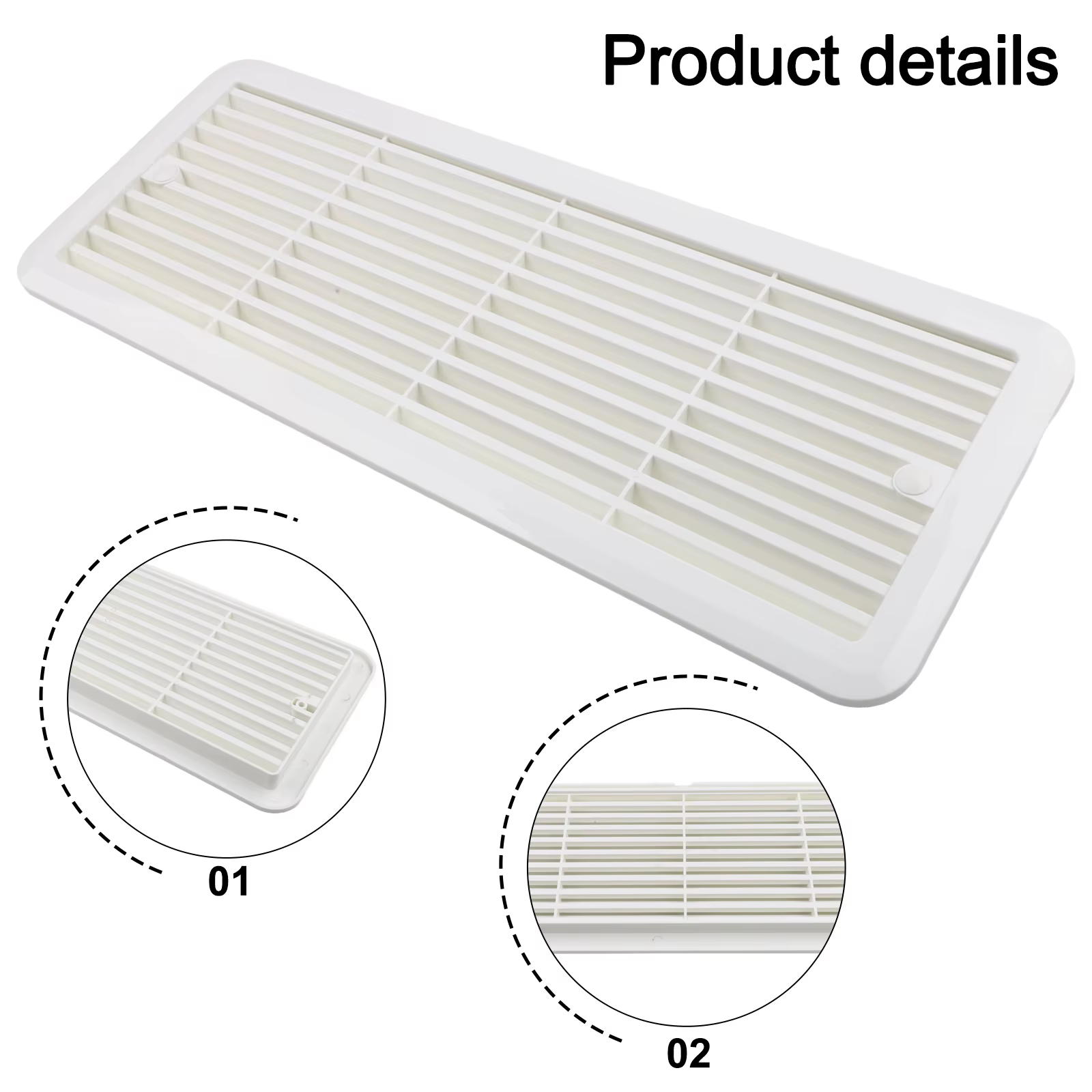Thetford 62445480 Rejilla de ventilación para nevera de caravana - imagen 3