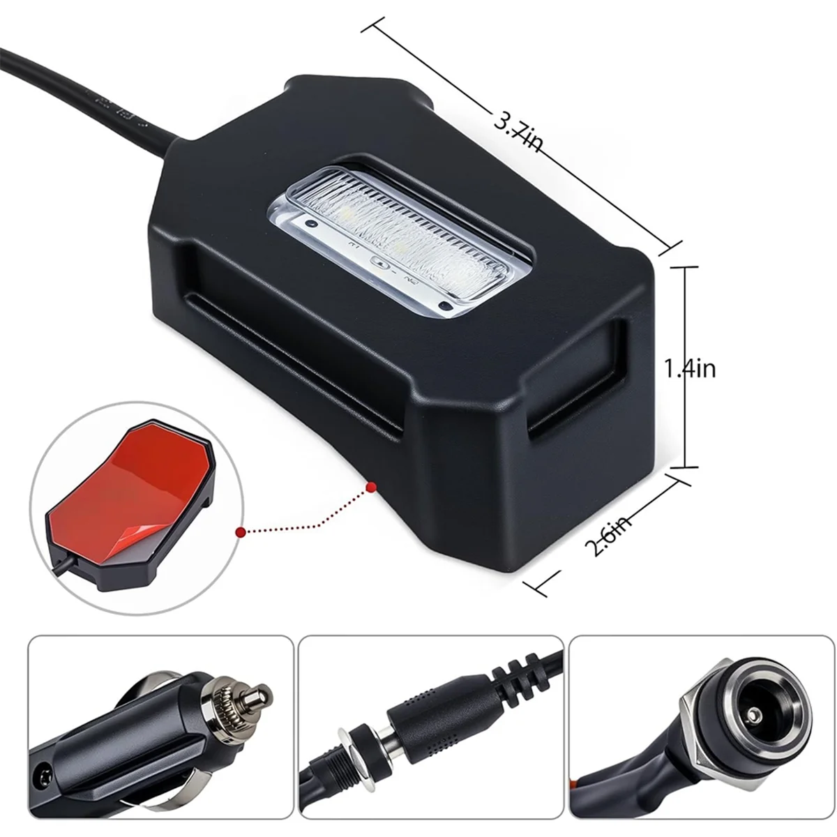 Luz LED de lectura delantera para Jeep Wrangler JL y Gladiator JT - imagen 3