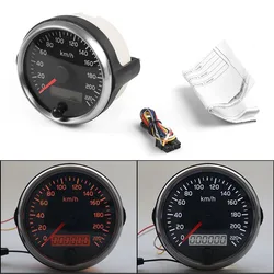 Velocímetro digital LCD 85mm 220 km/h universal