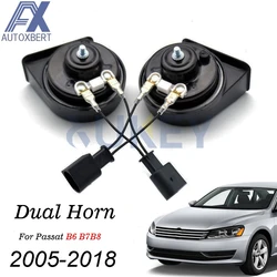 Bocina de caracol doble tono para VW Passat B6 B7 B8