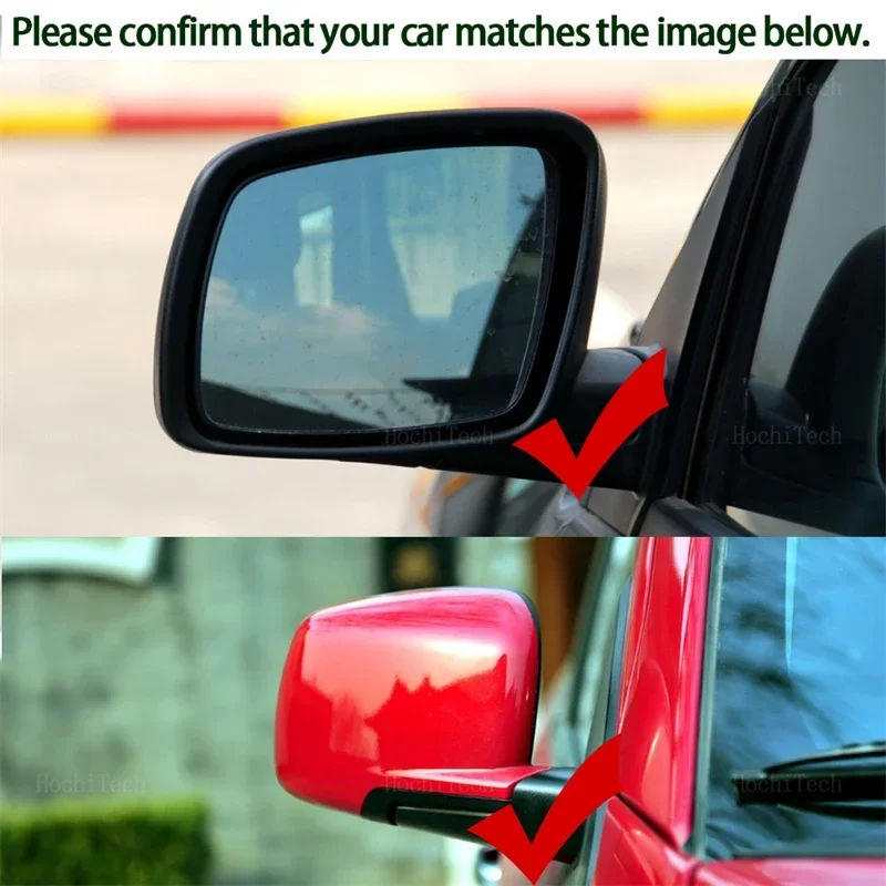 Lente de espejo retrovisor calefactable para Dodge Journey