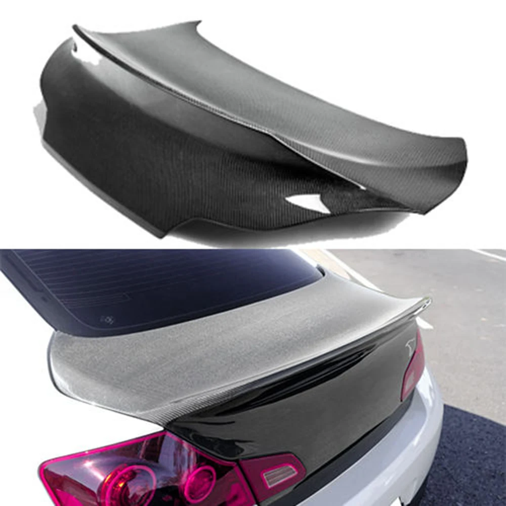 Tapa maletero fibra de carbono estilo OEM para Infiniti G37/G35 - imagen 2