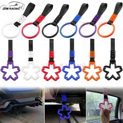 Correa de agarre JDM Racing con flores para coche