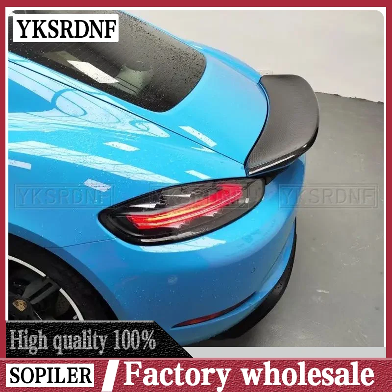 Alerón trasero fibra de carbono Porsche Boxster 718 y Cayman