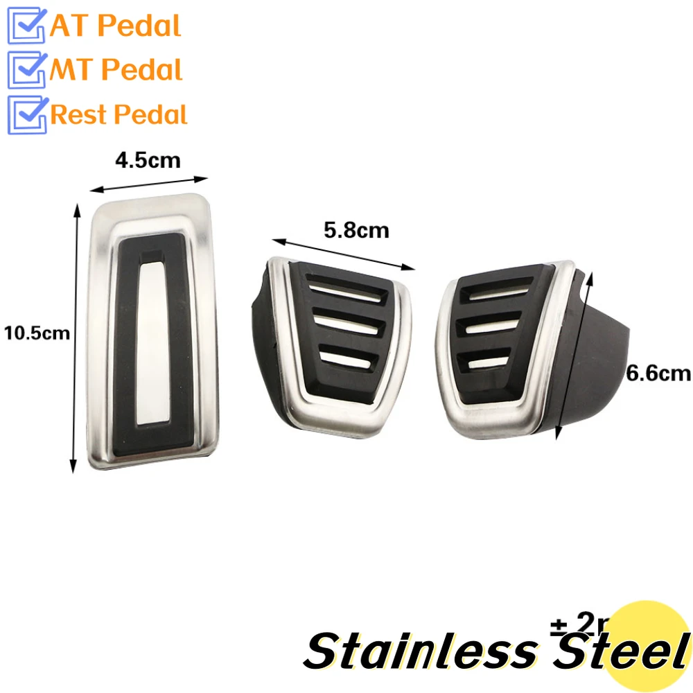 Cubrepedales deportivo para VW Golf 7 y Skoda Octavia 5E - imagen 5