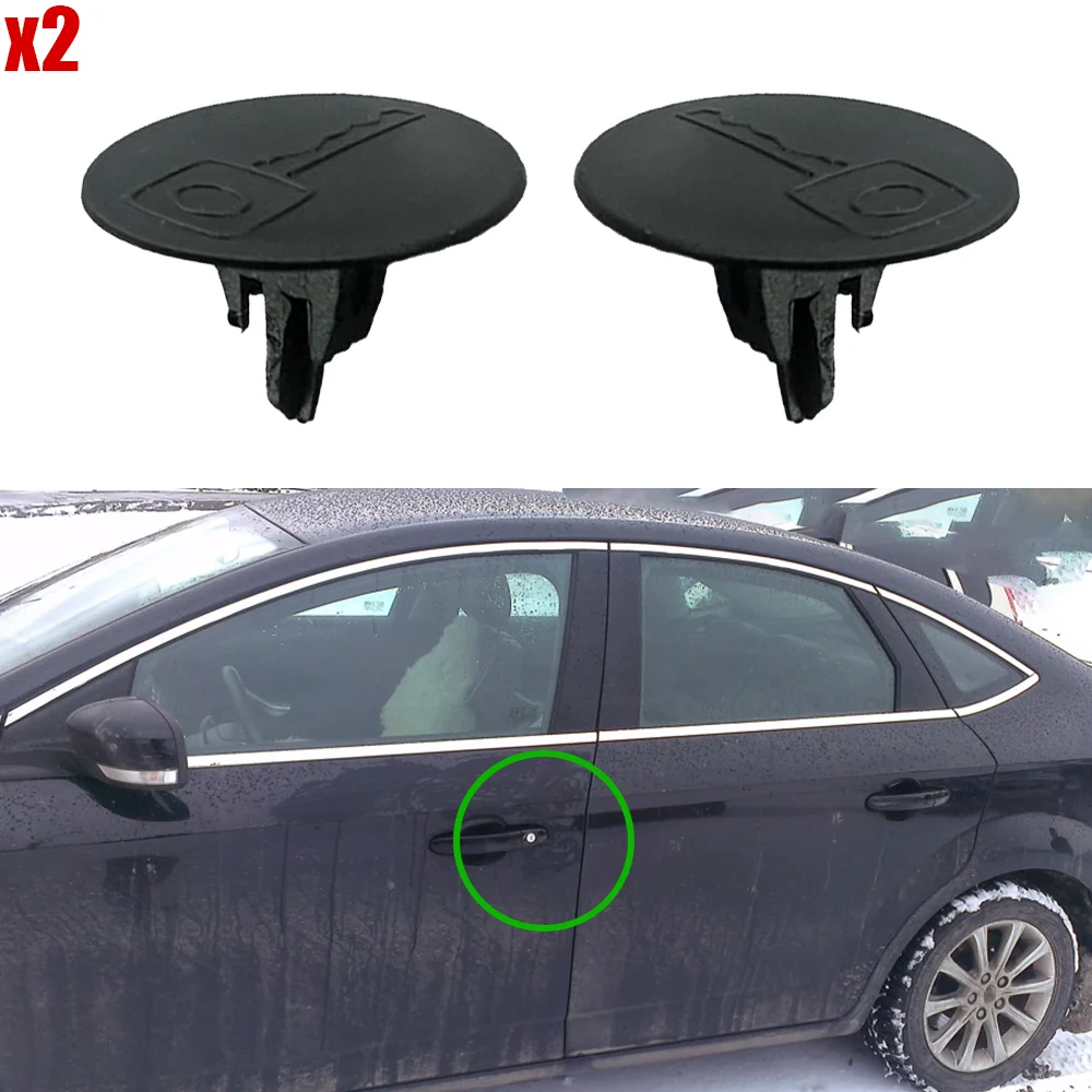 2 uds manija de puerta de maletero de coche cerradura tapa de agujero de llave cubierta de enchufe para Hyundai Sonata EF NF 1999 2000 2001 2002 2003 2004 2005 - 2010 nuevo