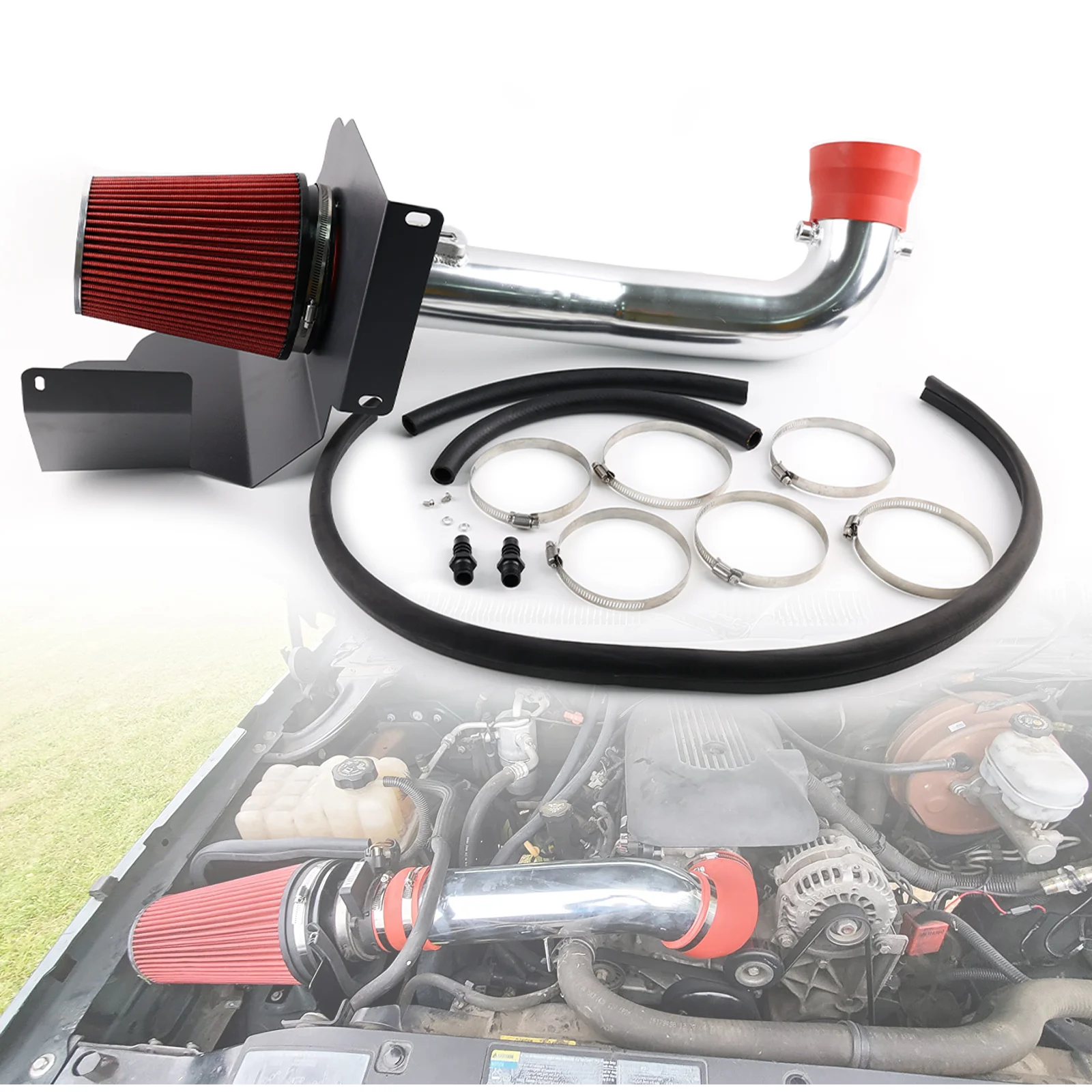 Kit de admisión de aire frío V8 5.3/6.2 para Suburban, Yukon y Sierra