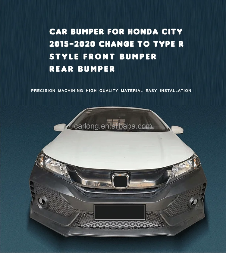 Vista general del kit para Honda City estilo Type R