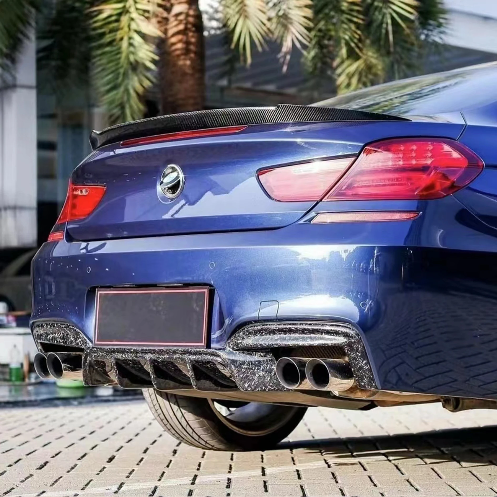 Vista del alerón para BMW Serie 6 F06 y M6