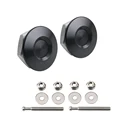 2pcs black