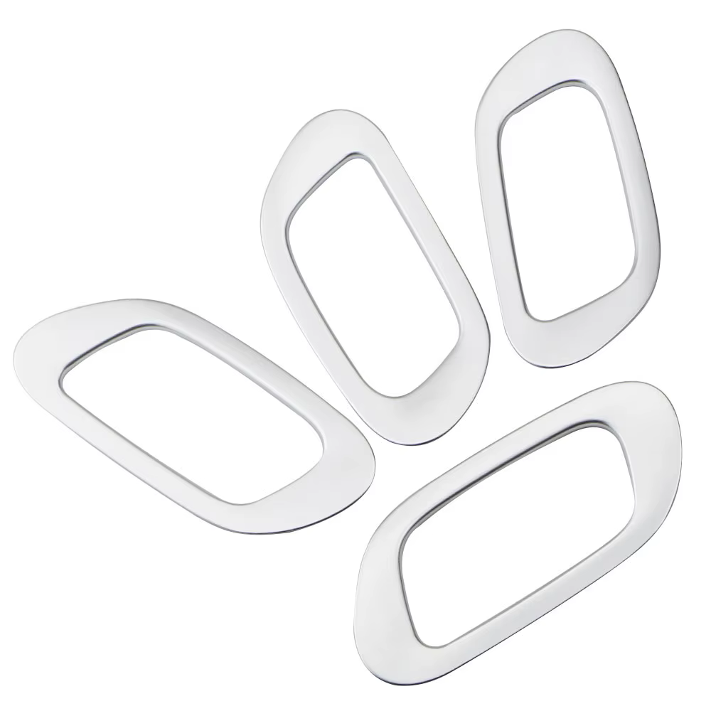 Juego de 4 unidades de pegatinas de marco de manija de puerta cromadas internas de coche para Honda HRV HR-V Vezel 2013 2014 2015 2016 2017 2018 Accesorios - imagen 4