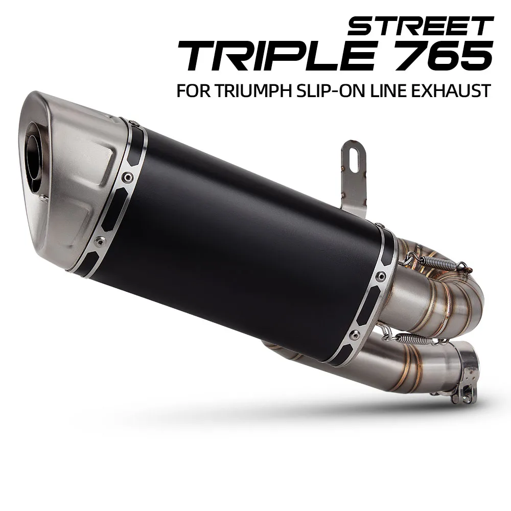 Silenciador de carbono modificado para Triumph Street Triple 765