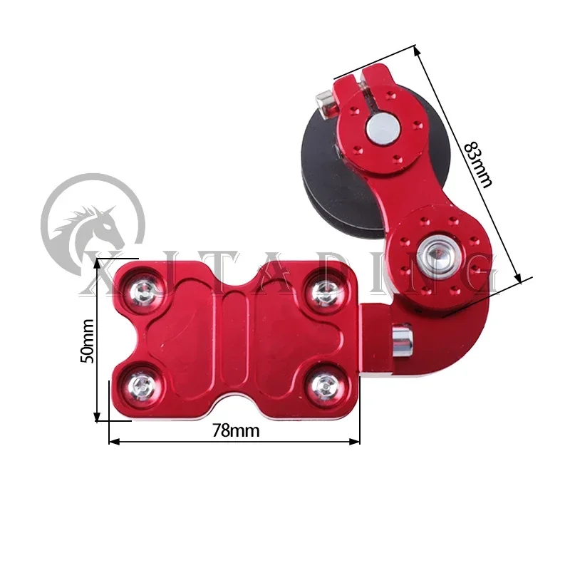 Ajustador Universal de aluminio CNC, cadena tensora, regulador automático para motocicleta, Chopper, accesorios de modificación ATV - imagen 3