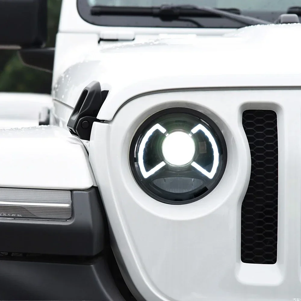 Faros delanteros LED para Jeep Wrangler JL 2018-2024, conjunto - imagen 2