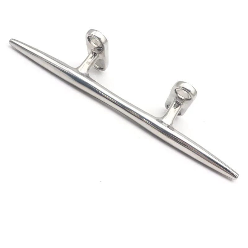 5 "6" 8 "10" 12 "316 tacos de amarre de barco marino de acero inoxidable bolardo de yate pulido con espejo tacos de Base hueca para barcos de alta resistencia - imagen 4