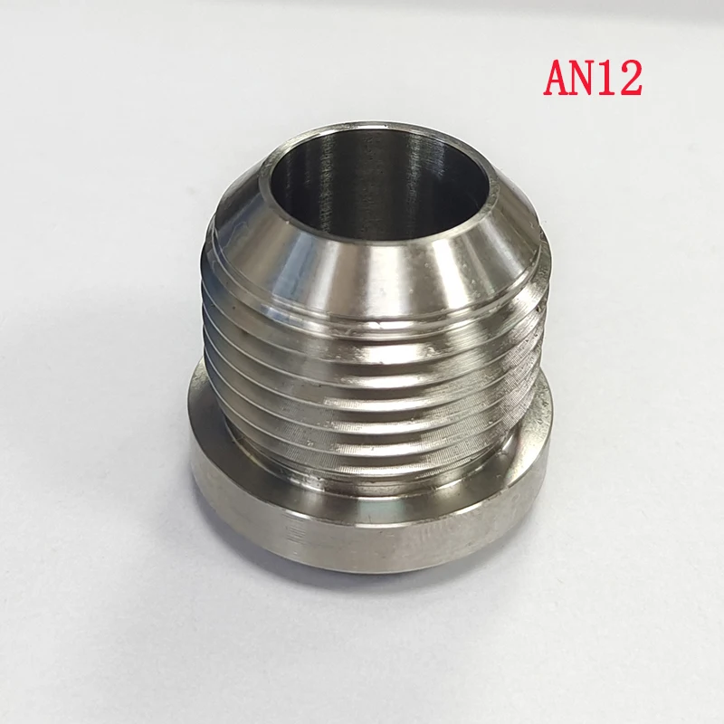 Conector de combustible macho 20AN de acero inoxidable para soldar en bung - imagen 5