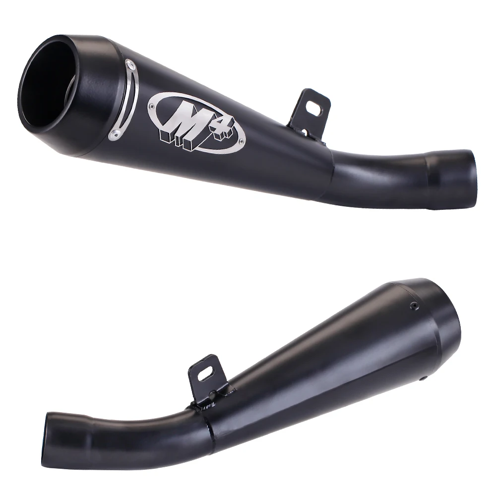 Silenciador de escape M4 láser con tubo enlace para Kawasaki ZX-6R - imagen 2