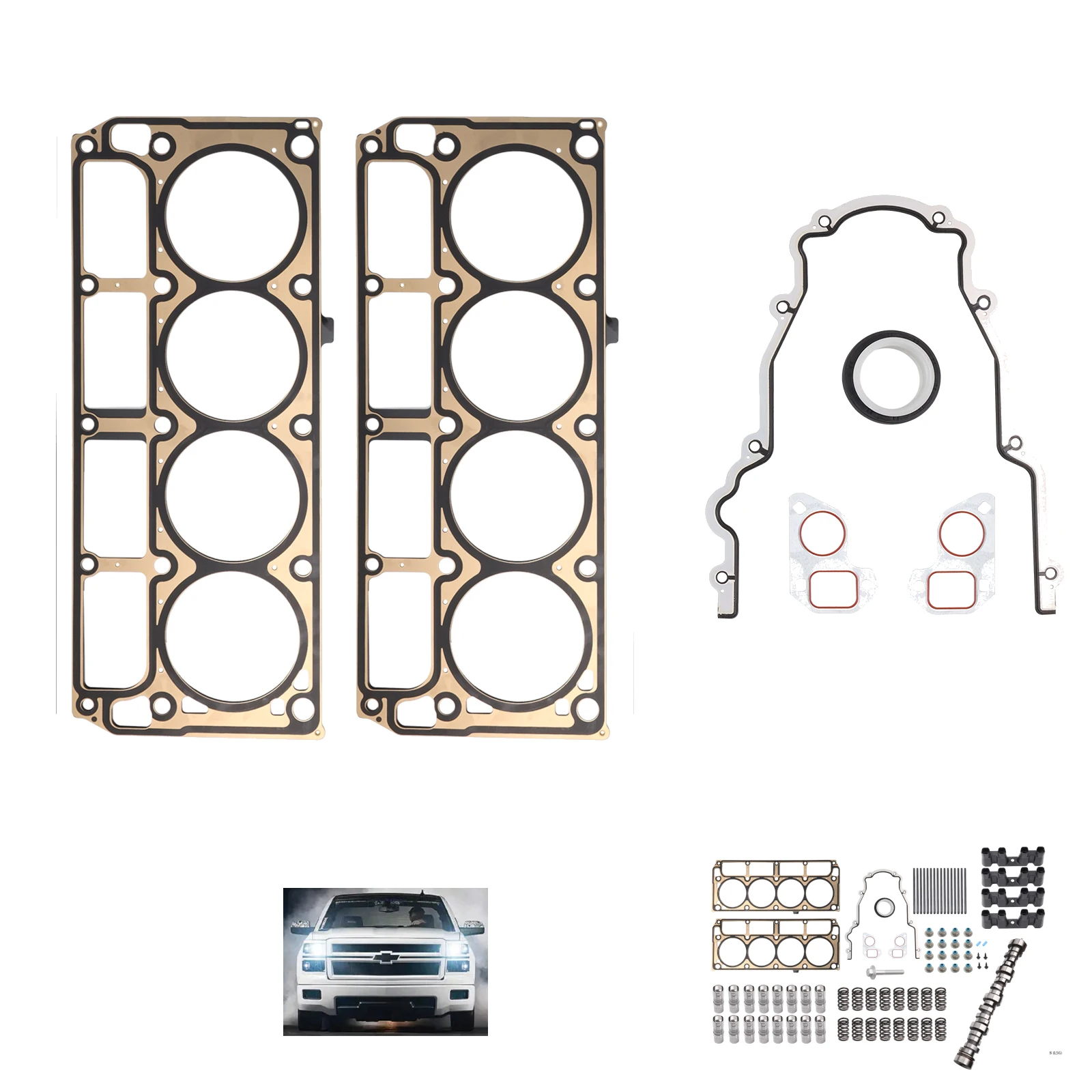 Kit árbol de levas Chevy LS camiones 4.8L-5.7L 1999-2013