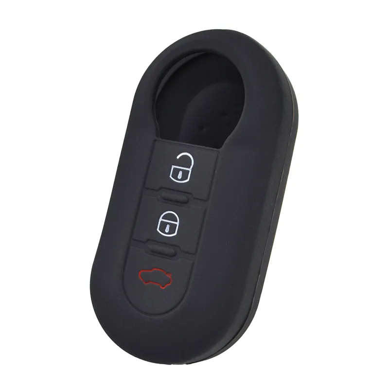Funda de silicona para llave Fiat 500, Panda y Punto, 3 botones - imagen 4