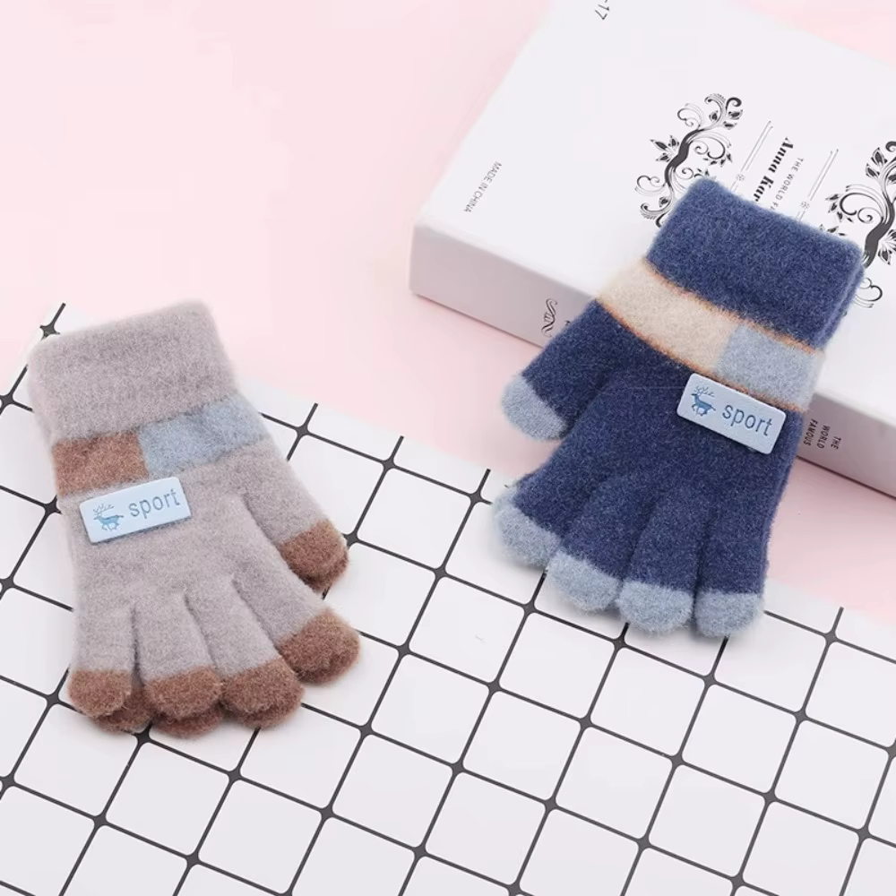 Guantes infantiles de invierno con forro polar convertibles - imagen 2