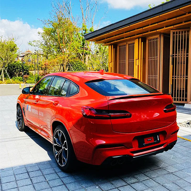 Alerón trasero negro efecto carbono BMW X4 G02 M Performance - imagen 2