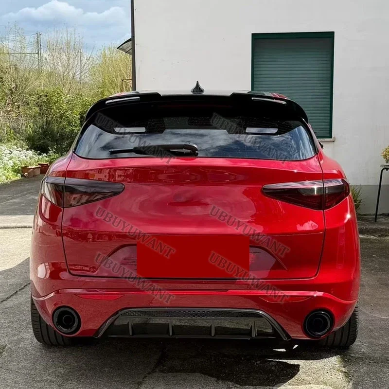 Alerón de techo negro brillante para Alfa Romeo Stelvio (2017+) - imagen 5