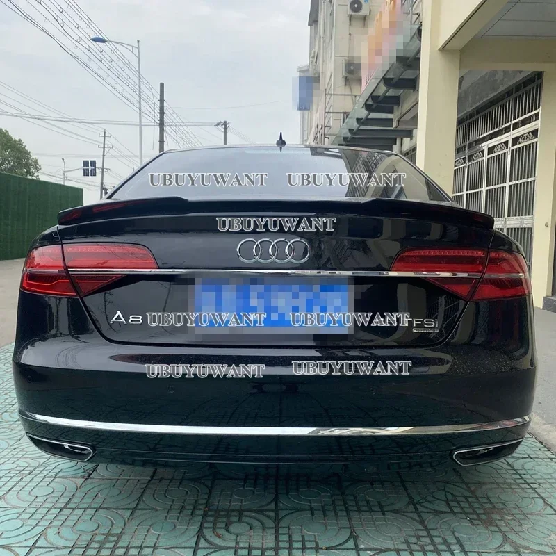 Alerón trasero ABS para Audi A8 2015-2019 – estilo labio deportivo - imagen 4