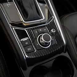 Cubierta fibra de carbono freno de mano electrónico Mazda CX-5 2017-2018