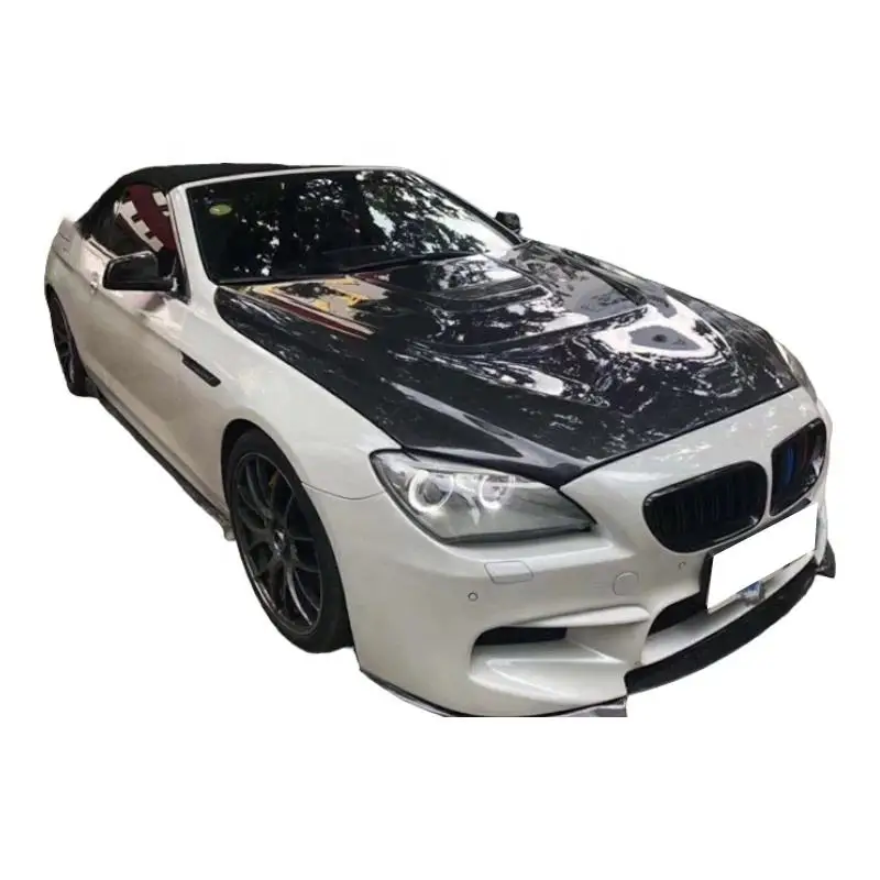 Capó de fibra de carbono ventilado estilo PD para BMW M6 F06/F12/F13 - imagen 3
