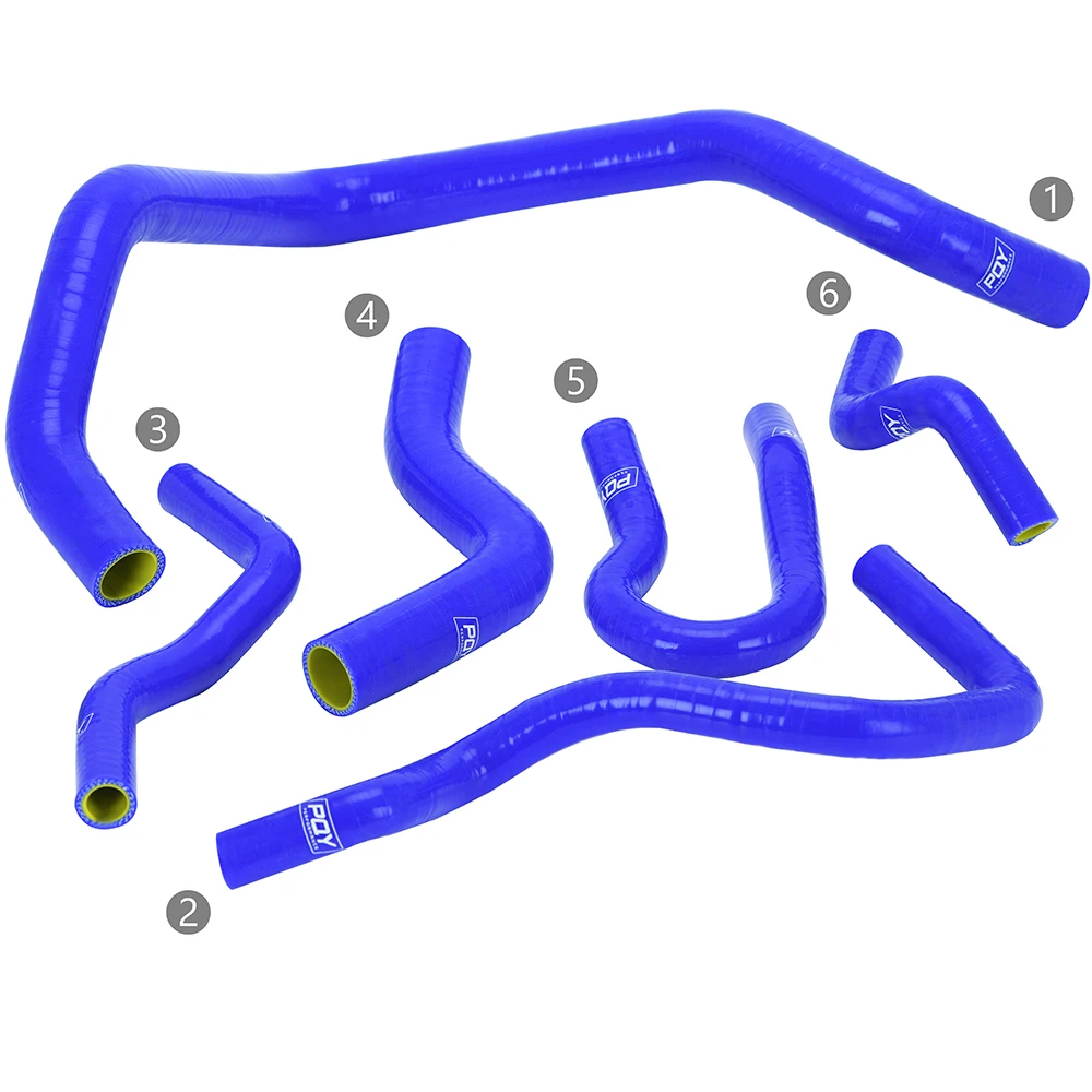LZONE Kit mangueras radiador silicona Civic EG EK D15 D16 SOHC 92-00 - imagen 2