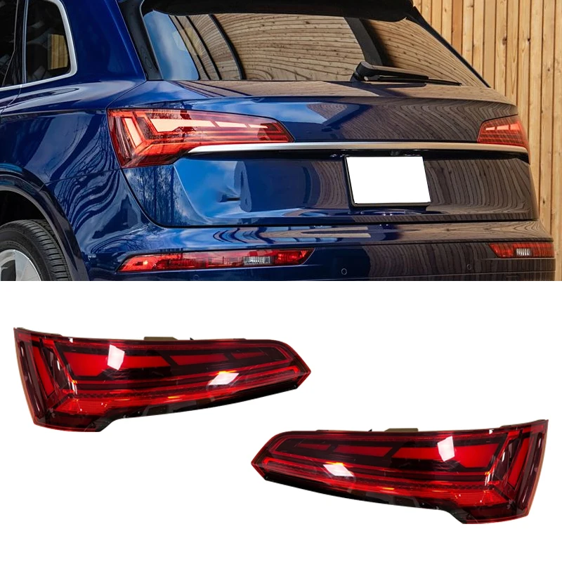Piloto trasero LED completo para Audi Q5 2021-2024 con intermitente y freno