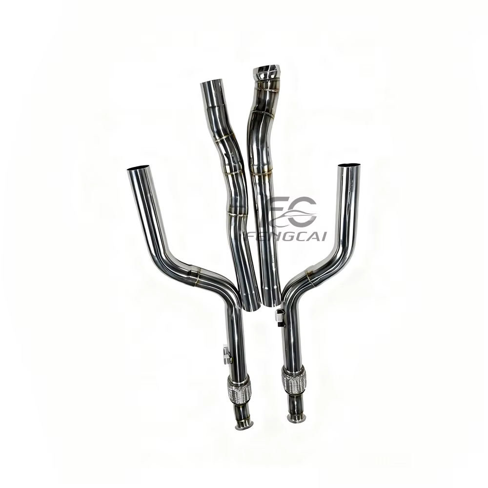 Tubo intermedio de escape inoxidable para Mercedes-AMG C43/GLC 43 - imagen 2