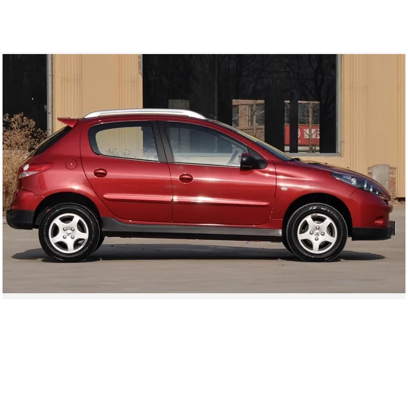Vista adicional del alerón trasero negro para Peugeot 206