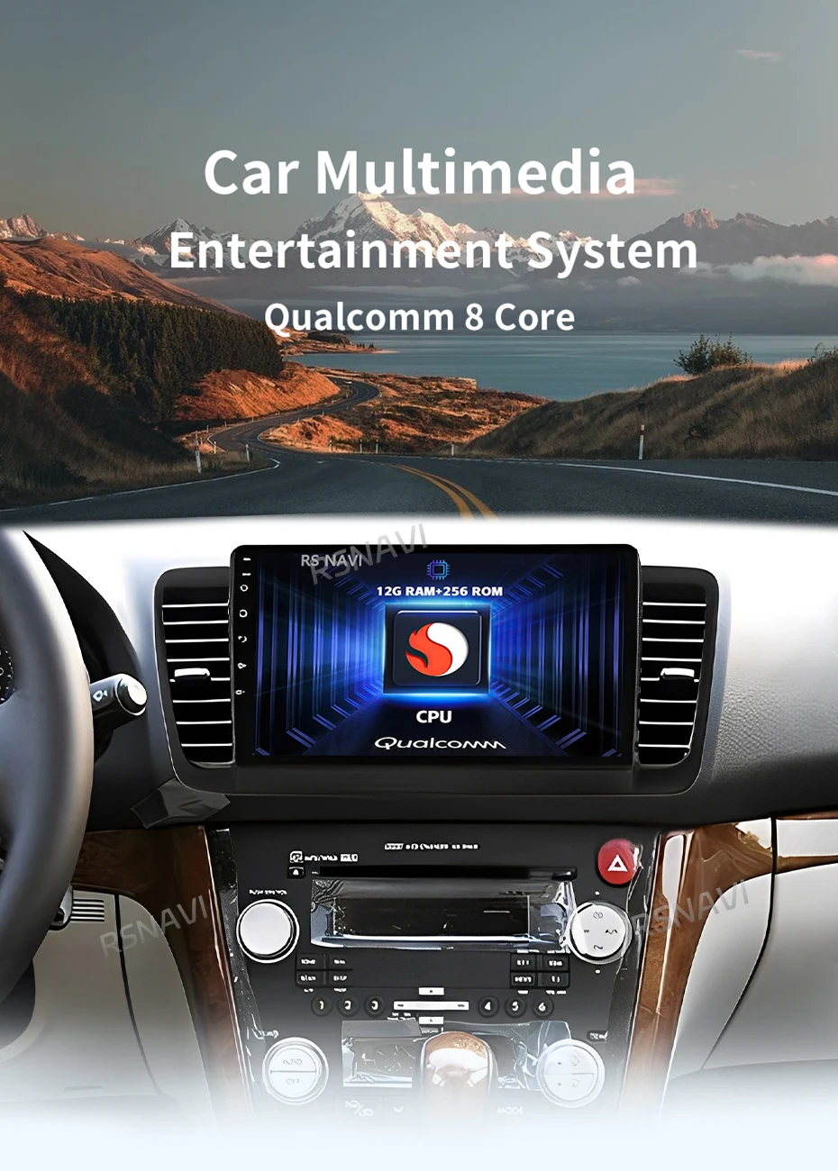 Pantalla y accesorios del sistema multimedia para Subaru