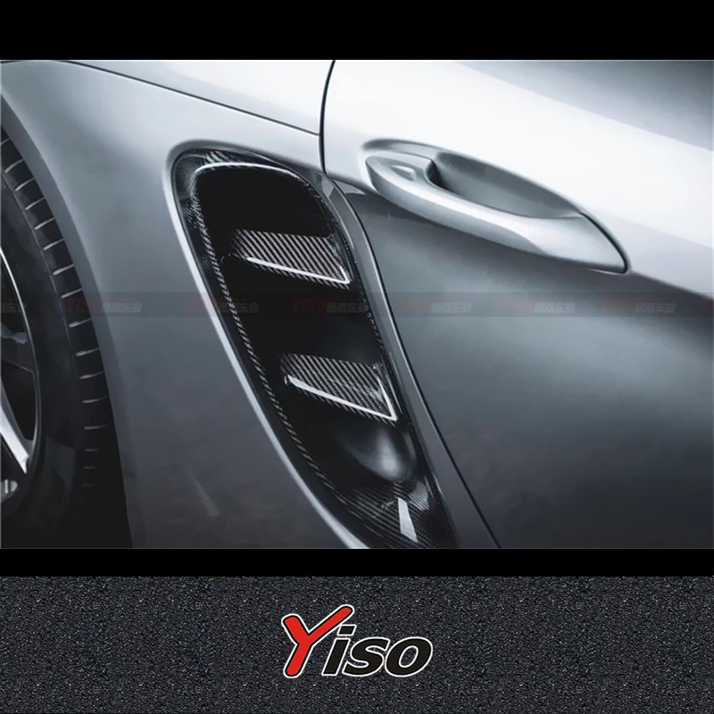 Toma de aire lateral fibra carbono Porsche 981 Boxster 718 Cayman - imagen 2