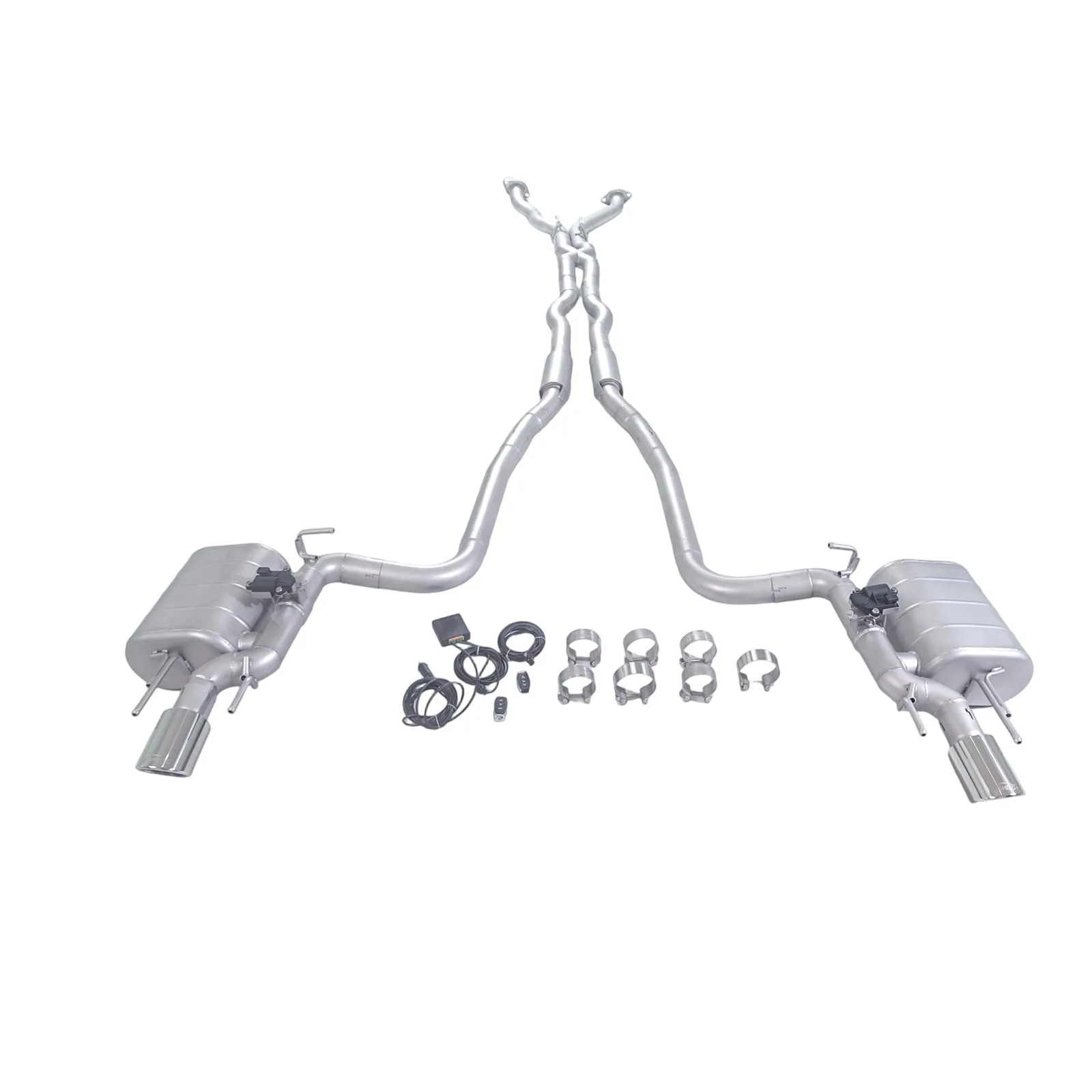 Escape catback GFC de acero inoxidable con válvula – Cadillac CTS 3.0