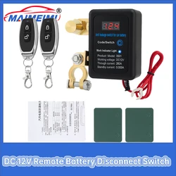 Desconectador de batería 12V 260A con mando a distancia para coche