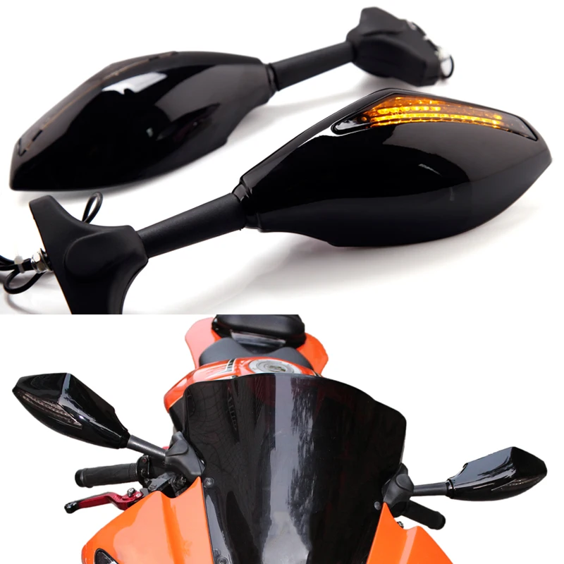 Intermitentes LED para retrovisores Honda CBR600RR y Suzuki GSX-R600 - imagen 2