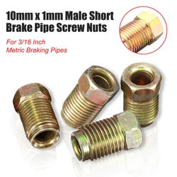 Kit 10 tuercas racor banjo cobre tubo freno métrico 3/16"